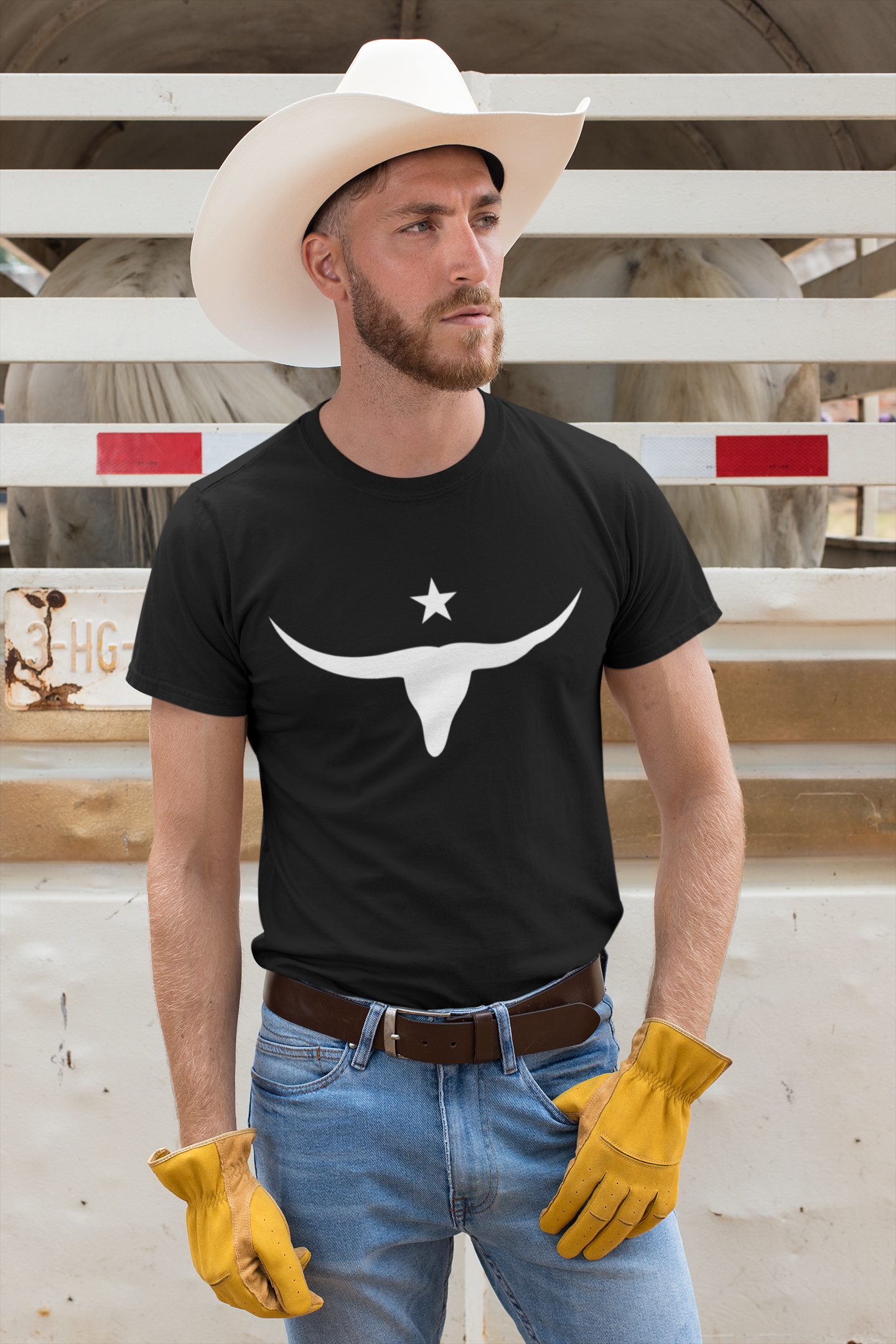 Unisex Softstyle T-Shirt - Long Horn